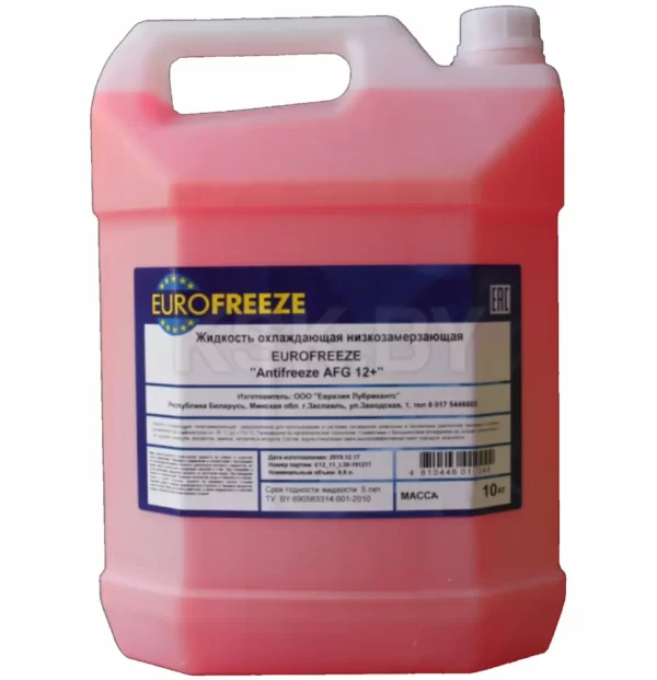 Антифриз Favorit Antifreeze EUROFREEZE красный AFG 12 -40C — изображение 1