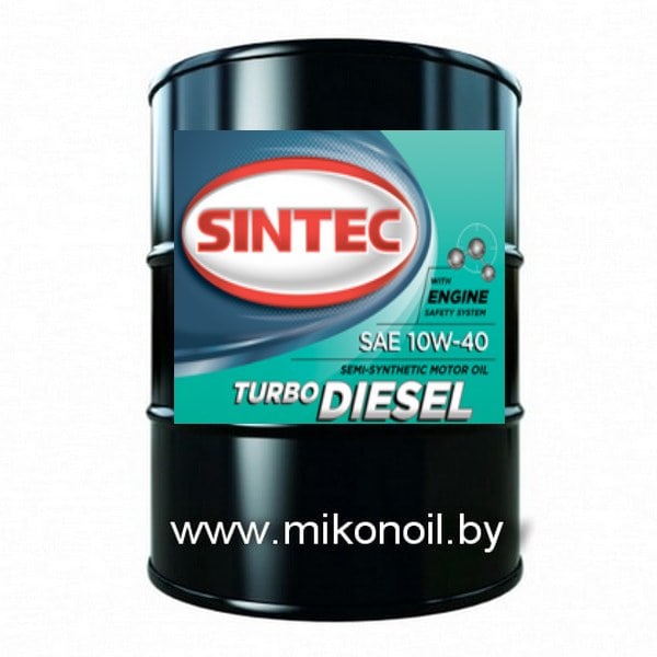 Полусинтетическое моторное масло sintec